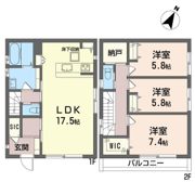 ボナール Aの間取り画像