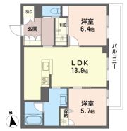 コンフォート ミヤビの間取り画像