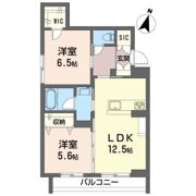 ベトン アジュール しょうわの間取り画像