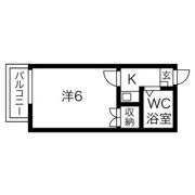 レオパレス21一宮第8の間取り画像
