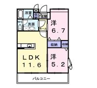クレセールの間取り画像