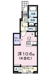 パフュームⅠの間取り画像