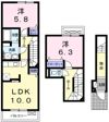 アンジュ東原Ⅰの間取り画像
