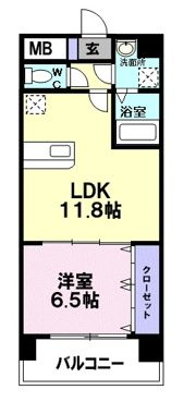 リヴ・フィ－ルド・京美の間取り画像