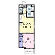 アリーサコート セントの間取り画像