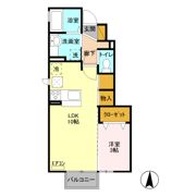 ペイサージュ Aの間取り画像