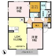 フォレスト･コート Aの間取り画像