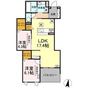 カサブランカの間取り画像