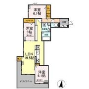 カサブランカの間取り画像