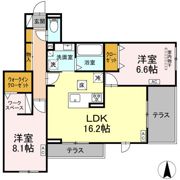 アーブル 西岩田の間取り画像