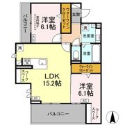 アーブル 西岩田の間取り画像