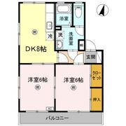 レコルト福田Ⅱの間取り画像