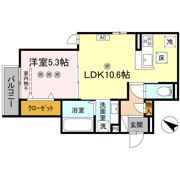 campanella江波二本松の間取り画像