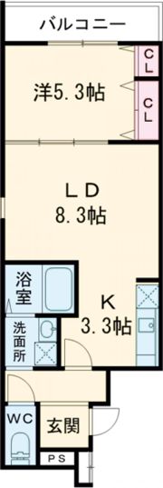 フジパレス服部西町Ⅱ番館の間取り画像