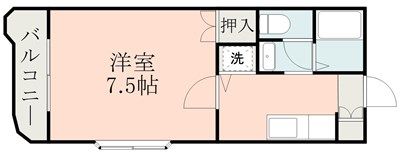 ベック11番館の間取り画像