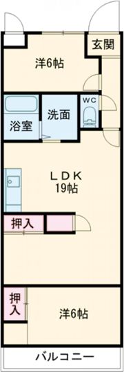マンション明舞の間取り画像