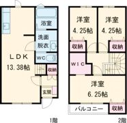 レゾナンス大村 A棟の間取り画像
