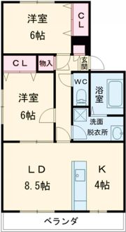 WINDOM KUBOの間取り画像