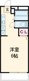 パナハイツ深津Cの間取り画像