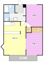 グリーンハート1の間取り画像