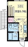 クラージュ橋本の間取り画像