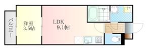 KLALISS西原の間取り画像