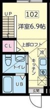クラージュ橋本の間取り画像