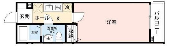ヒルズ馬橋Ⅱの間取り画像