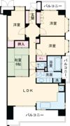 レスタージュ枚方長尾の間取り画像