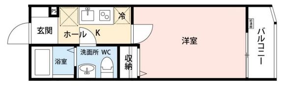 ヒルズ馬橋Ⅰの間取り画像
