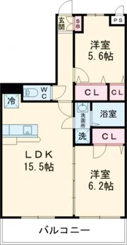 グラントミナミの間取り画像