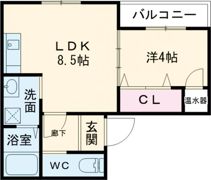 F mirai Dolly（エフミライドーリー）の間取り画像