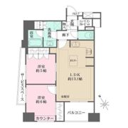 藤和シティホームズ武蔵小山駅前の間取り画像