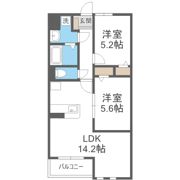 インテグレース都府楼の間取り画像