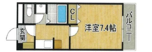 メゾンドアブリールの間取り画像