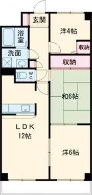 カルフール大町の間取り画像