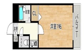 ラフォーレ枚方Ⅱの間取り画像