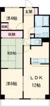 カルフール大町の間取り画像