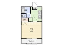 コーポアドバンスAの間取り画像