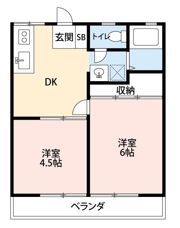 田園ハイツBの間取り画像