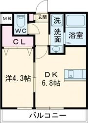 ステラウッド島泉Ⅱの間取り画像