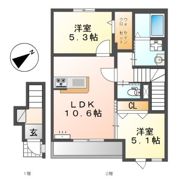 プロスパーの間取り画像