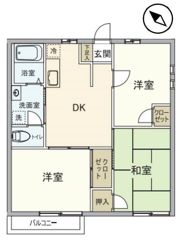 ファミール河本の間取り画像