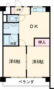 メゾン黄金の間取り画像