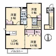 フロンティア綾川 B棟の間取り画像