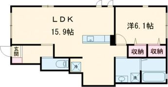 ルミナス城南の間取り画像