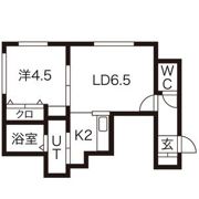 ビューハイツ白石の間取り画像