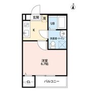 フィローネ高畑(フィローネタカバタ)の間取り画像