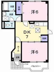フェアリーランド Aの間取り画像