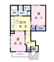 サンパティークの間取り画像